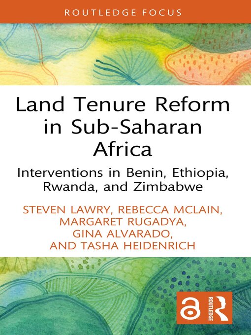 Title details for Land Tenure Reform in Sub-Saharan Africa by Steven Lawry - Available